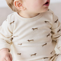 Organic Cotton Fernley Bodysuit - Cosy Basil Cloud Childrens Bodysuit from Jamie Kay USA