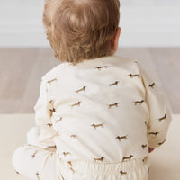 Organic Cotton Fernley Bodysuit - Cosy Basil Cloud Childrens Bodysuit from Jamie Kay USA