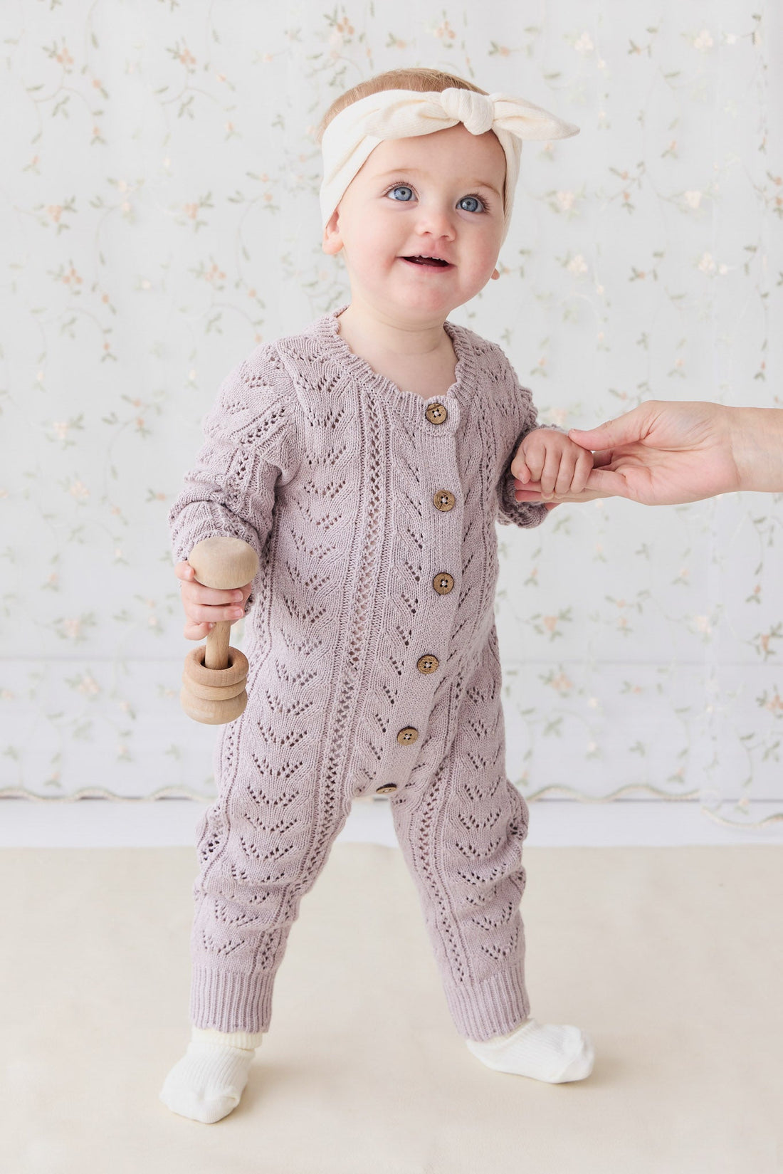 Nolah Onepiece - Lavender Marle Childrens Onepiece from Jamie Kay USA