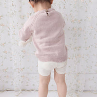 Audrey Knitted Jumper - Strawberry Childrens Jumper from Jamie Kay USA