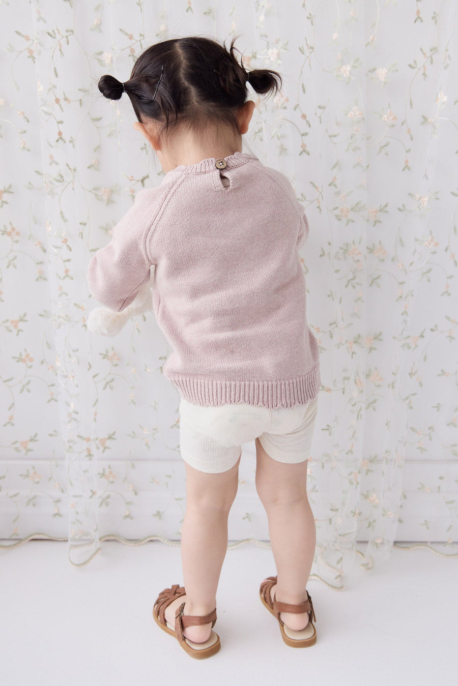 Audrey Knitted Jumper - Strawberry Childrens Jumper from Jamie Kay USA