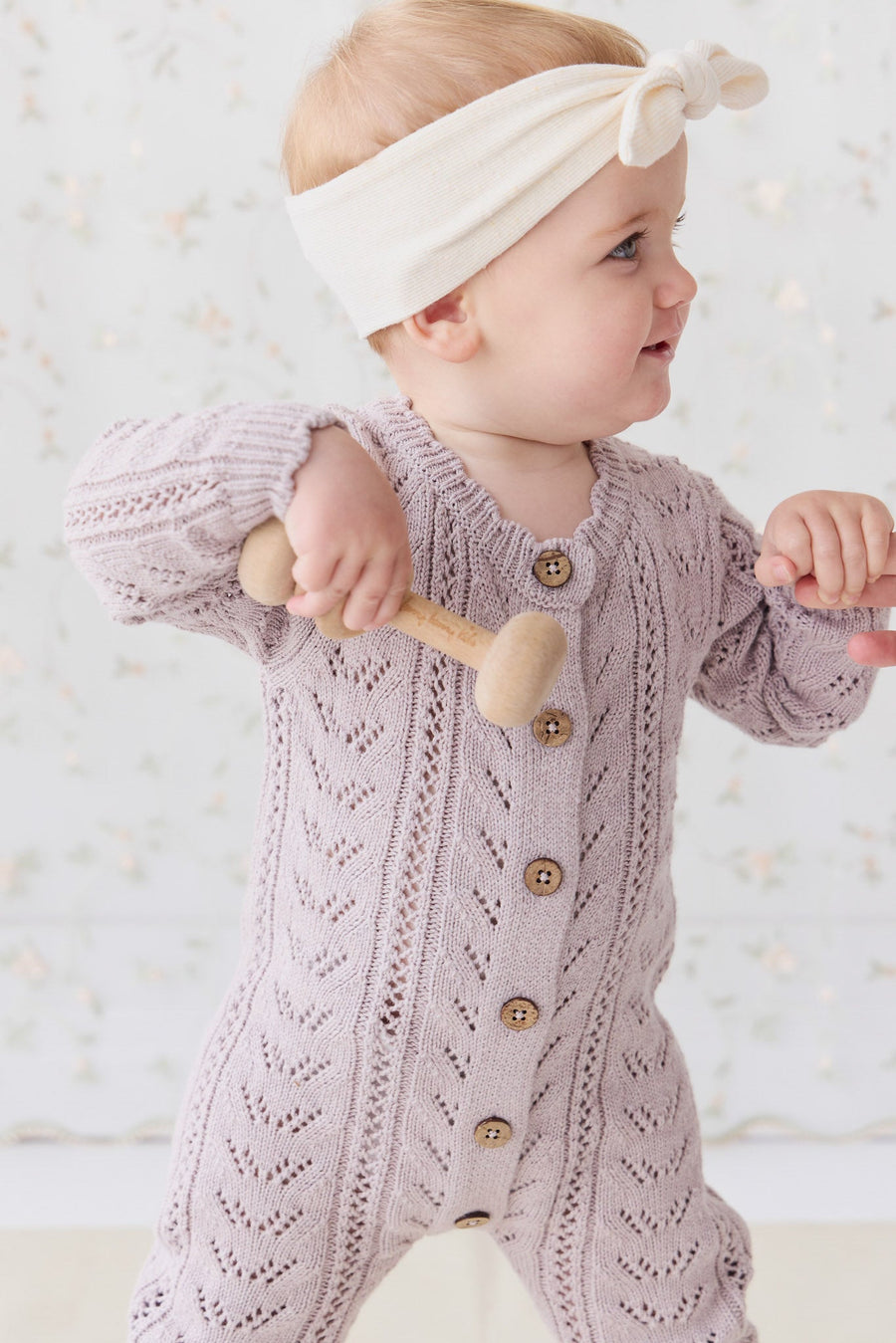 Nolah Onepiece - Lavender Marle Childrens Onepiece from Jamie Kay USA