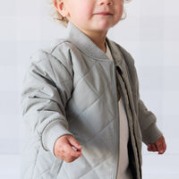 Harley Bomber Jacket - Sage Childrens Jacket from Jamie Kay USA