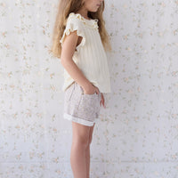 Lilah Top - Parchment Childrens Top from Jamie Kay USA