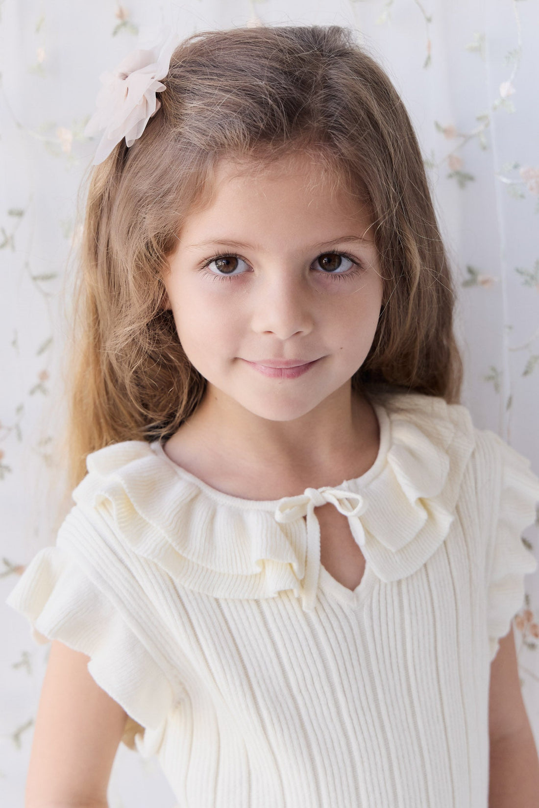 Lilah Top - Parchment Childrens Top from Jamie Kay USA