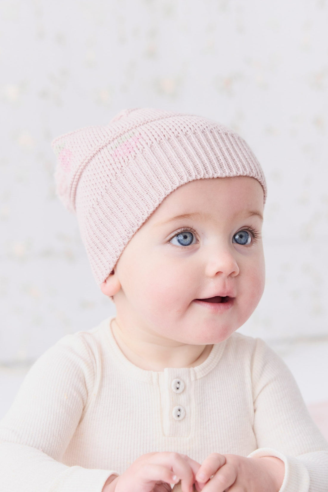 Juliette Beanie - Strawberry Childrens Hat from Jamie Kay USA