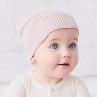 Juliette Beanie - Strawberry Childrens Hat from Jamie Kay USA