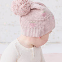 Juliette Beanie - Strawberry Childrens Hat from Jamie Kay USA