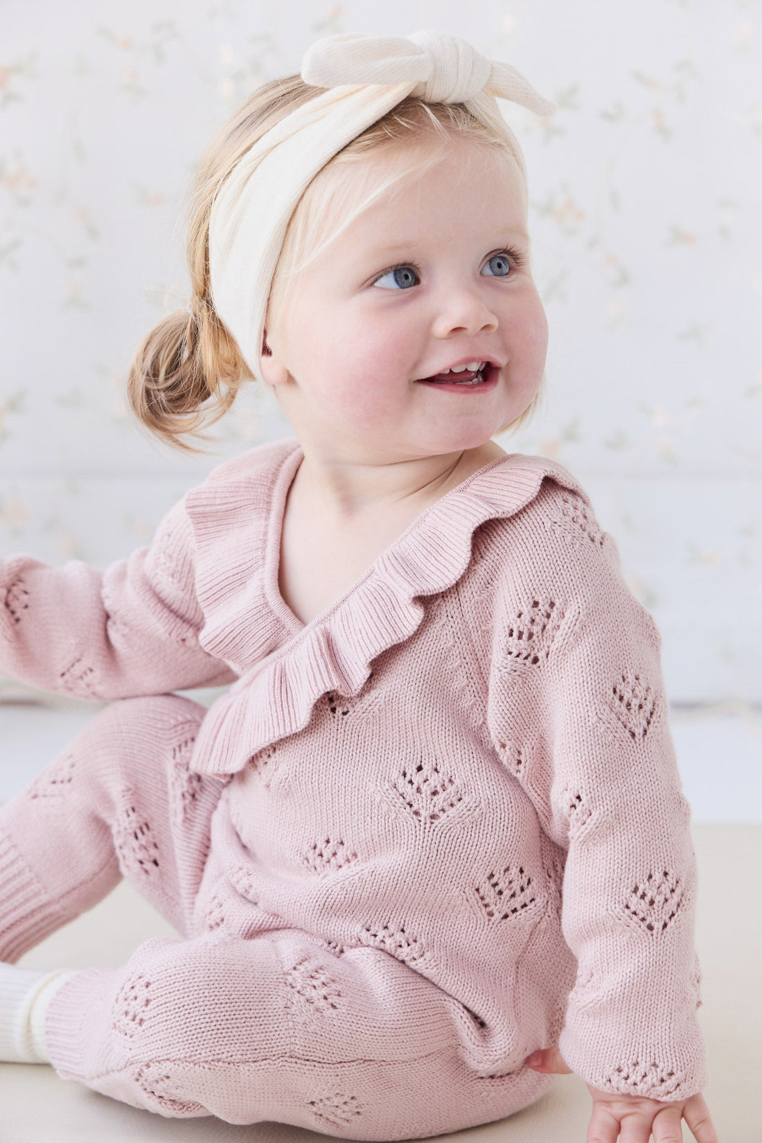 Lilah Onepiece - Ballet Pink Marle Childrens Onepiece from Jamie Kay USA