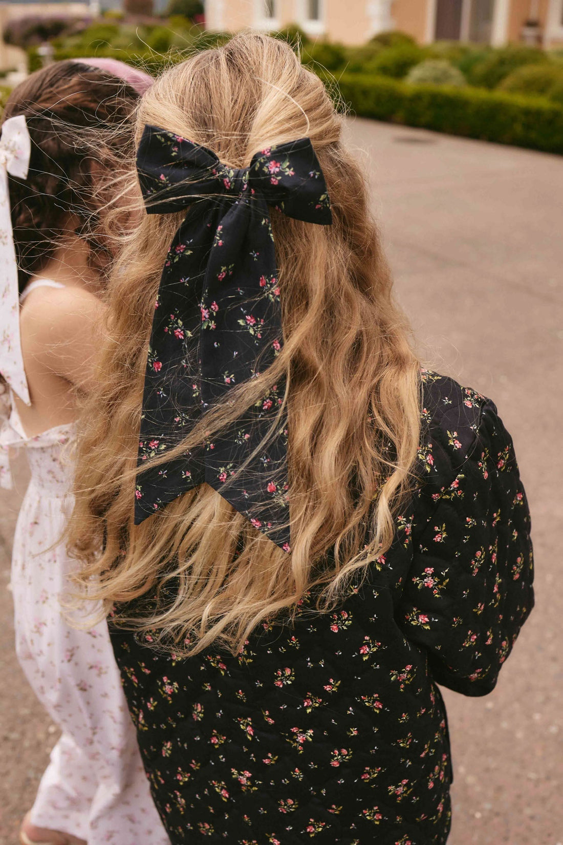 Organic Cotton Alora Bow - Bianca Noir Childrens Bow from Jamie Kay USA