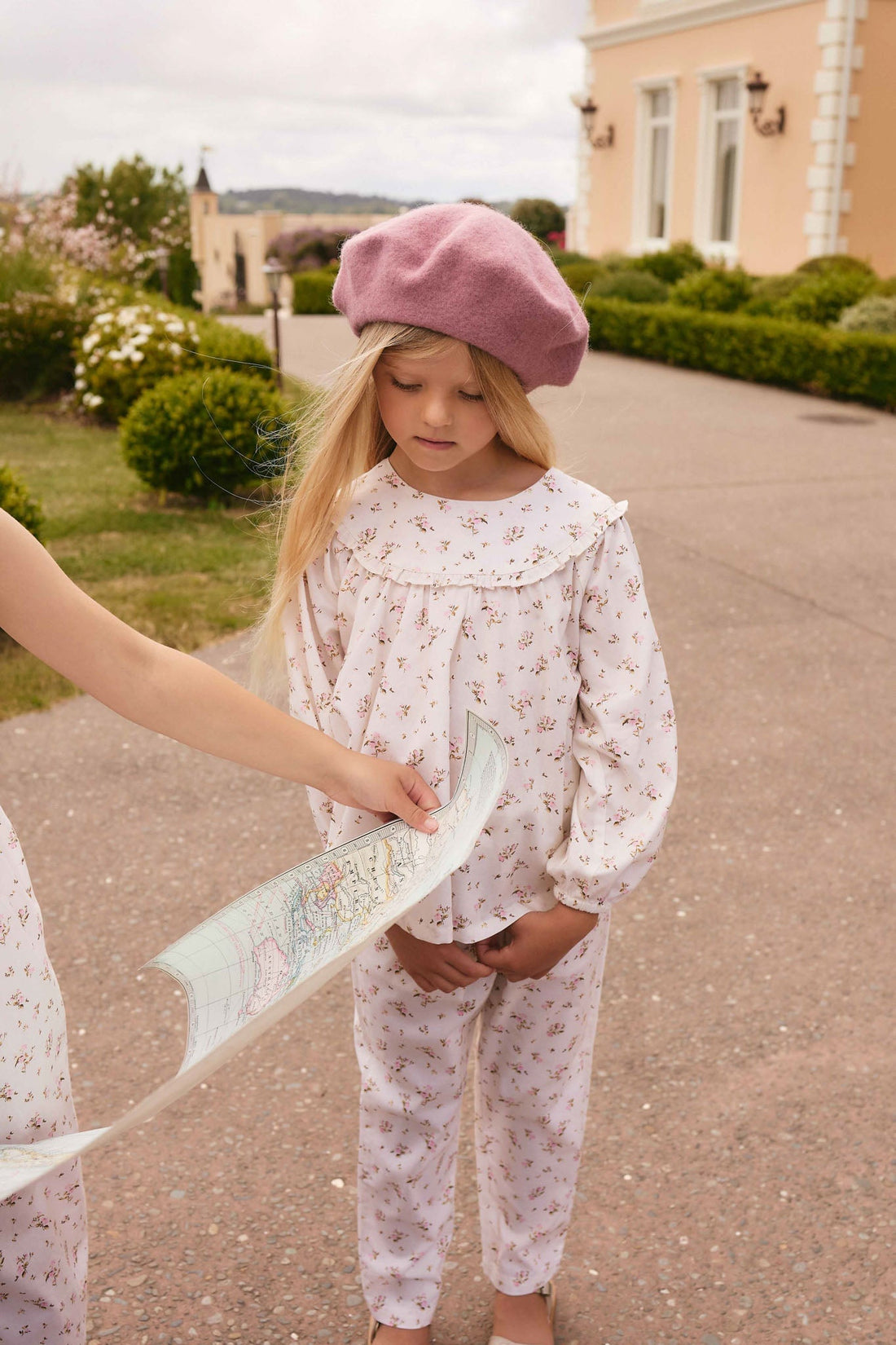 Organic Cotton Elodie Pant - Bianca Antique Childrens Pant from Jamie Kay USA