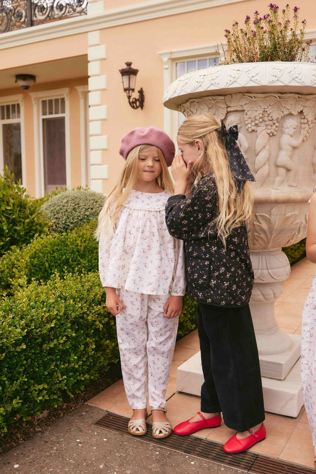 Organic Cotton Elodie Pant - Bianca Antique Childrens Pant from Jamie Kay USA