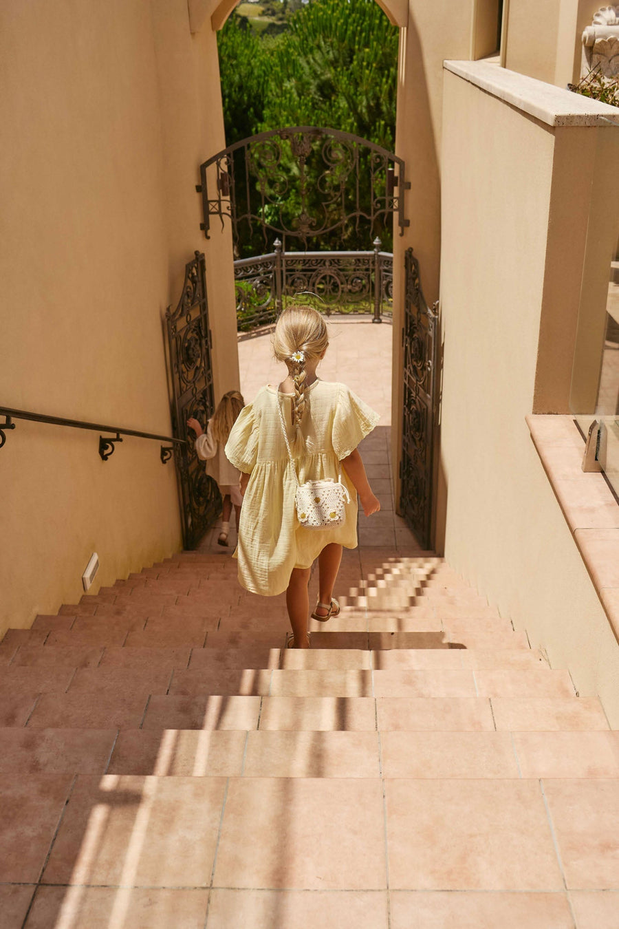 Organic Cotton Muslin Phillipa Dress - Sunshine Childrens Dress from Jamie Kay USA