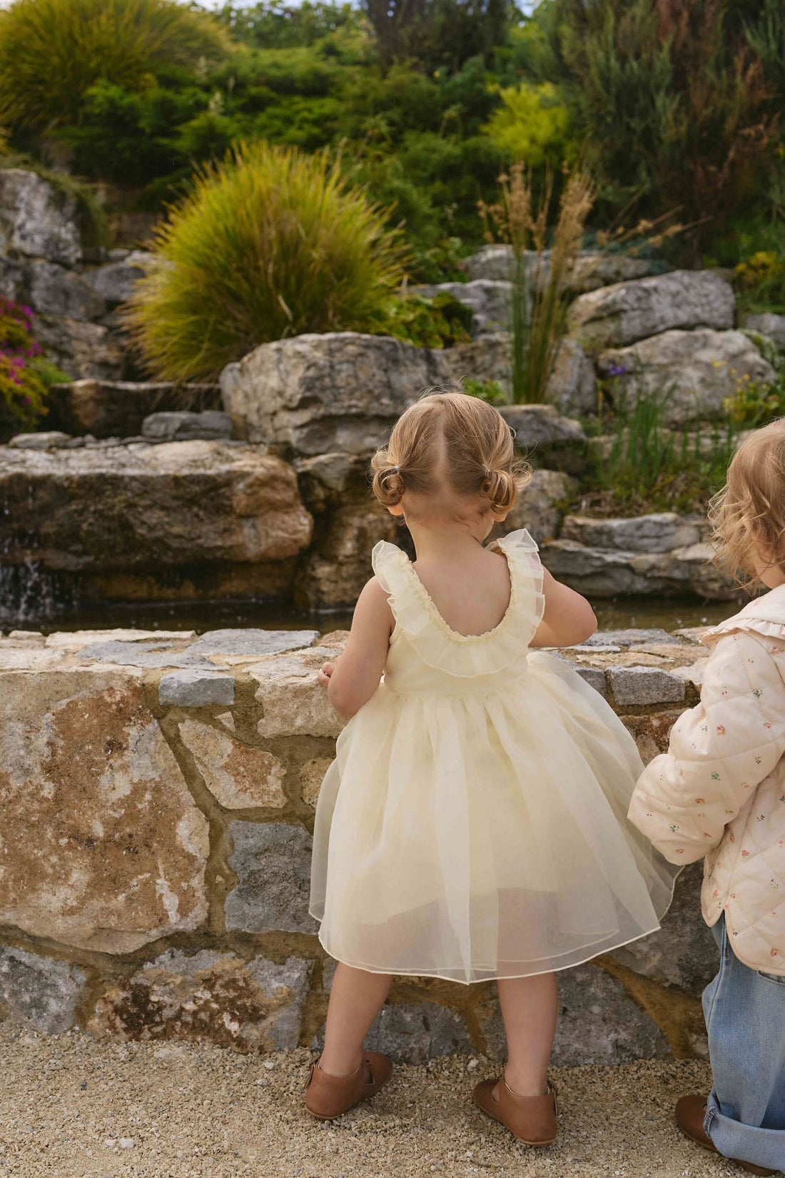 Adalyn Dress - Lemon Childrens Dress from Jamie Kay USA