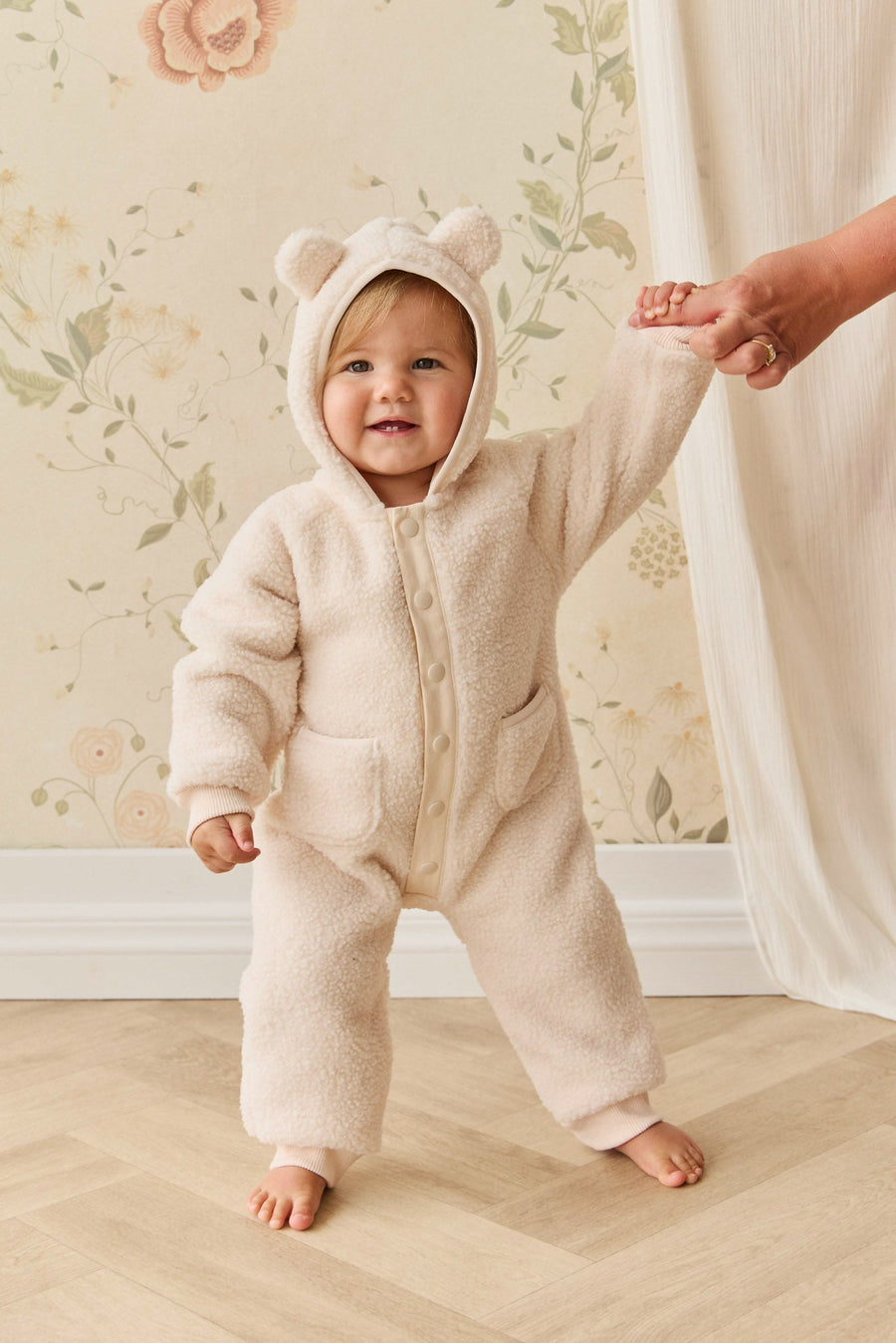 Lenny Onepiece - Blushed Rose Childrens Onepiece from Jamie Kay USA