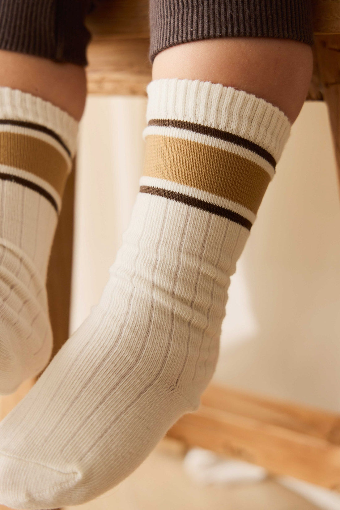 Sporty Sock - Cloud/Balm Childrens Sock from Jamie Kay USA