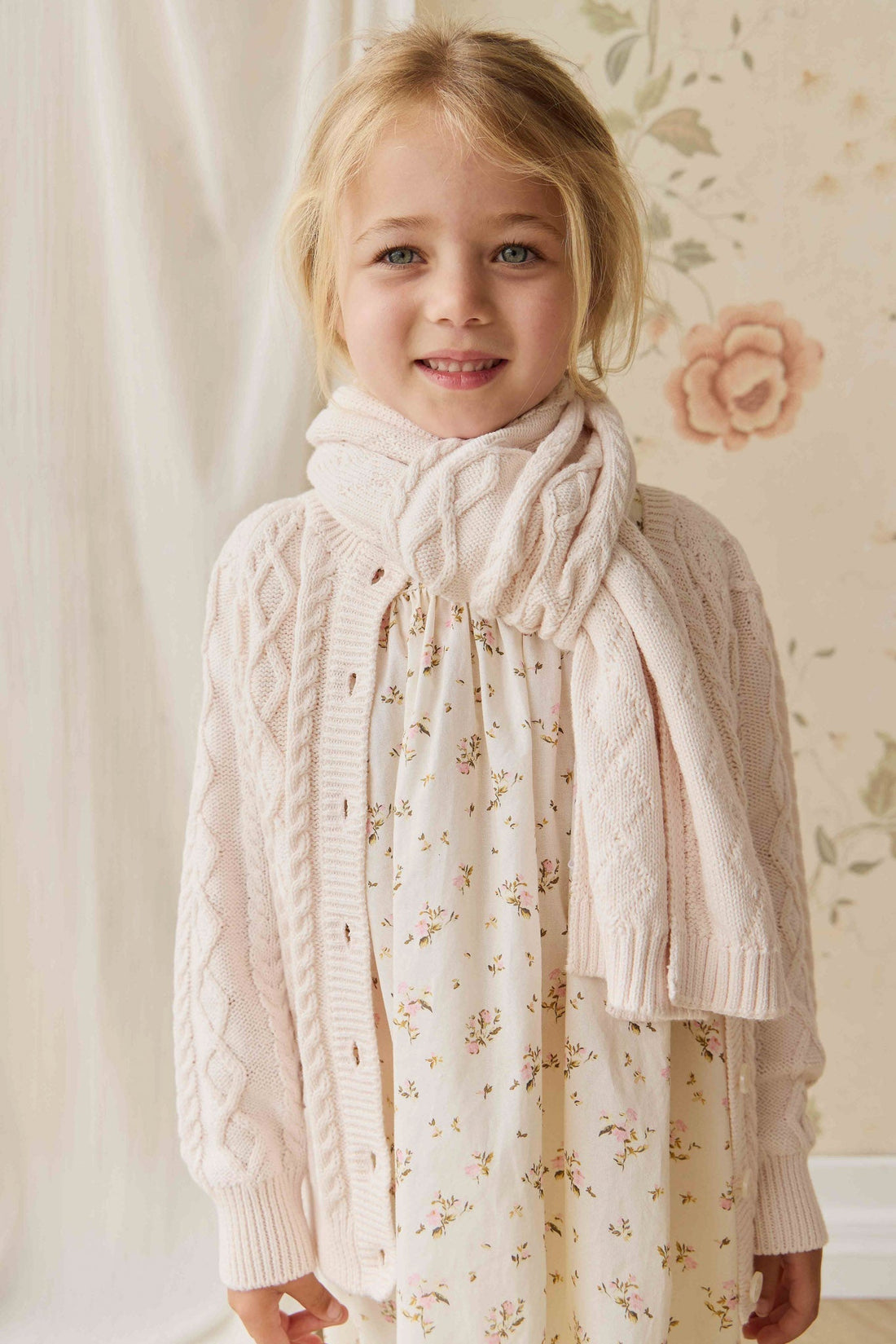 Alexis Scarf - Cosy Mauve Childrens Scarf from Jamie Kay USA