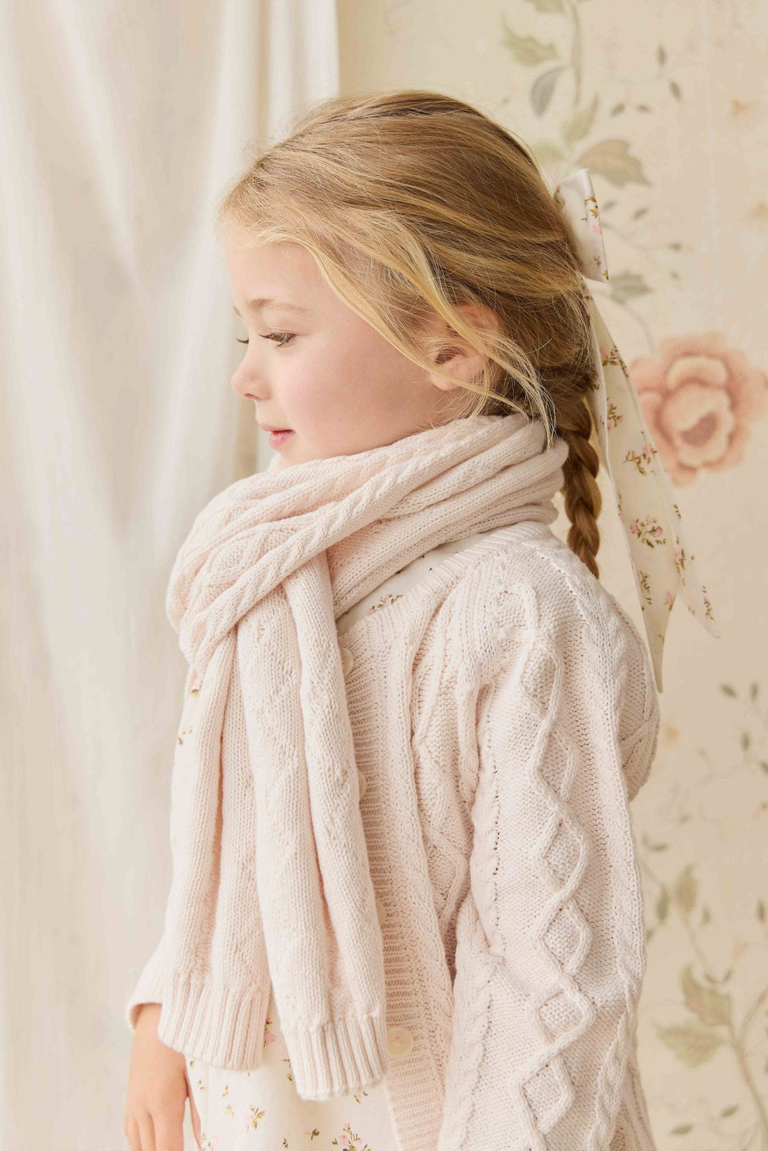Alexis Scarf - Cosy Mauve Childrens Scarf from Jamie Kay USA