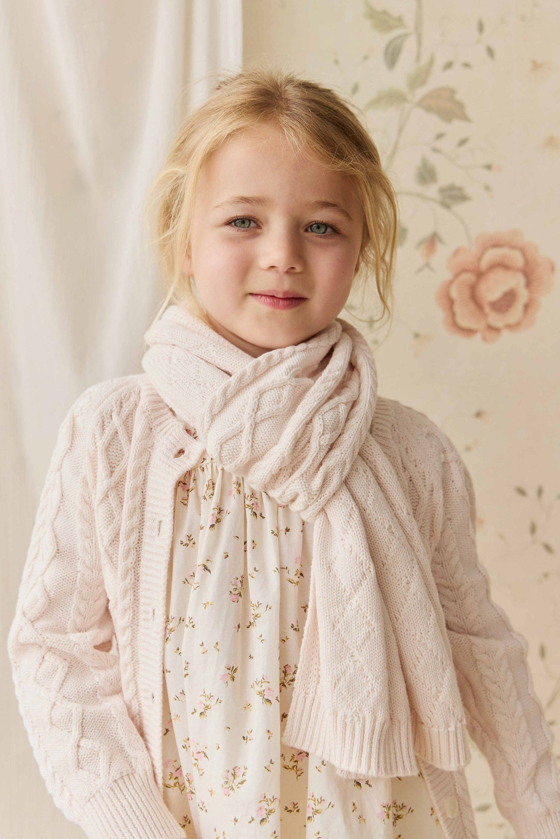 Alexis Scarf - Cosy Mauve Childrens Scarf from Jamie Kay USA