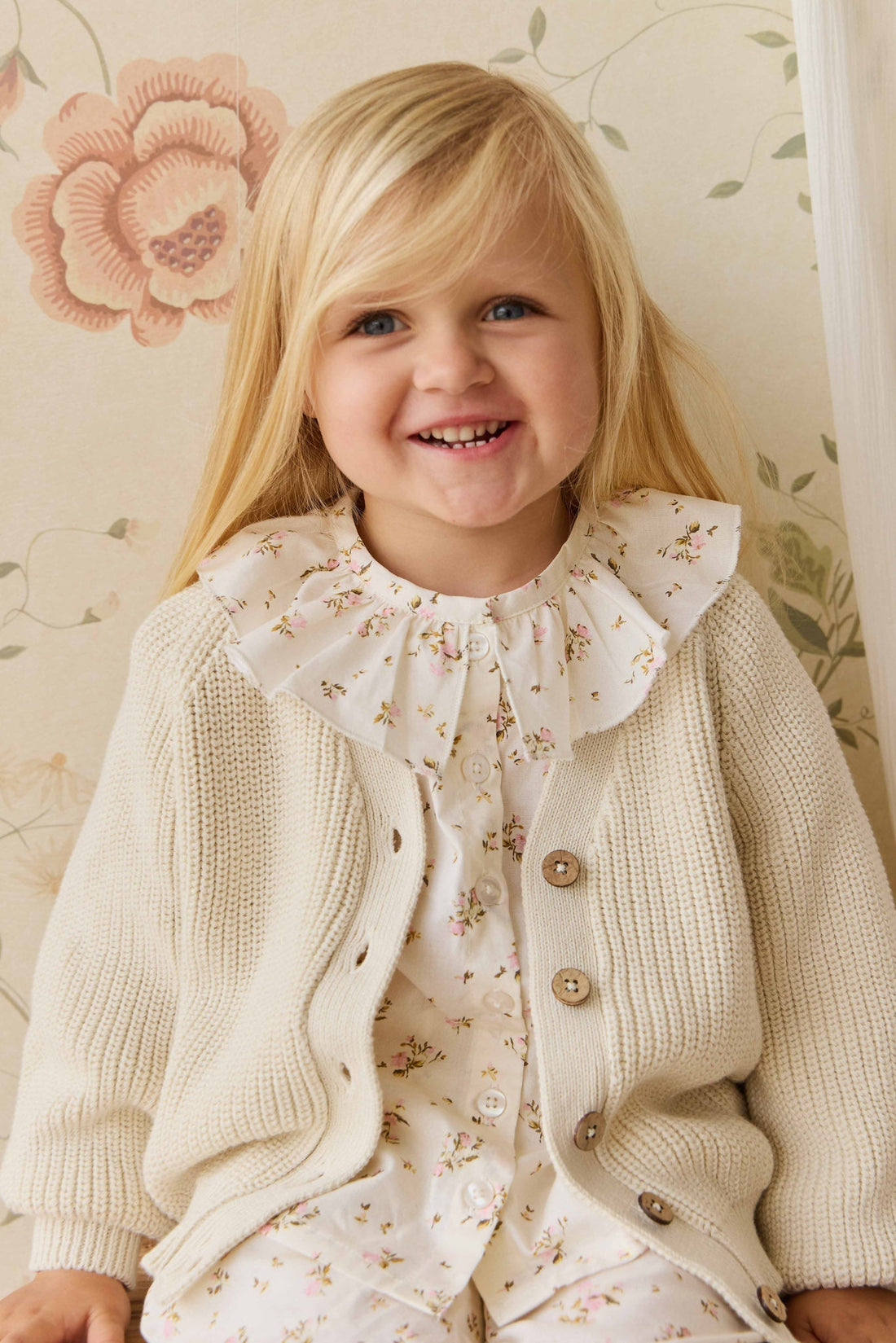 Organic Cotton Alora Top - Bianca Antique Childrens Top from Jamie Kay USA