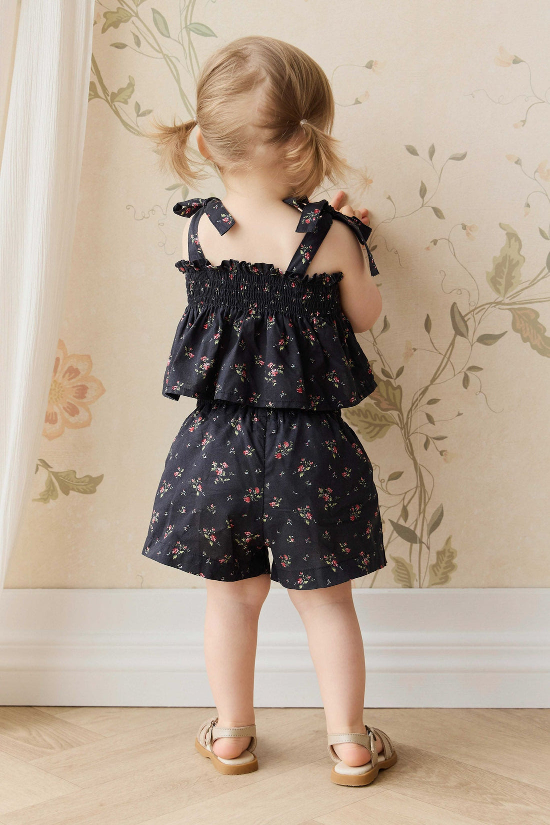 Organic Cotton Odette Top - Bianca Noir Childrens Top from Jamie Kay USA