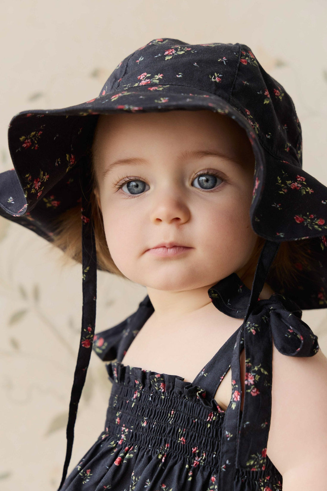 Organic Cotton Noelle Hat - Bianca Noir Childrens Hat from Jamie Kay USA