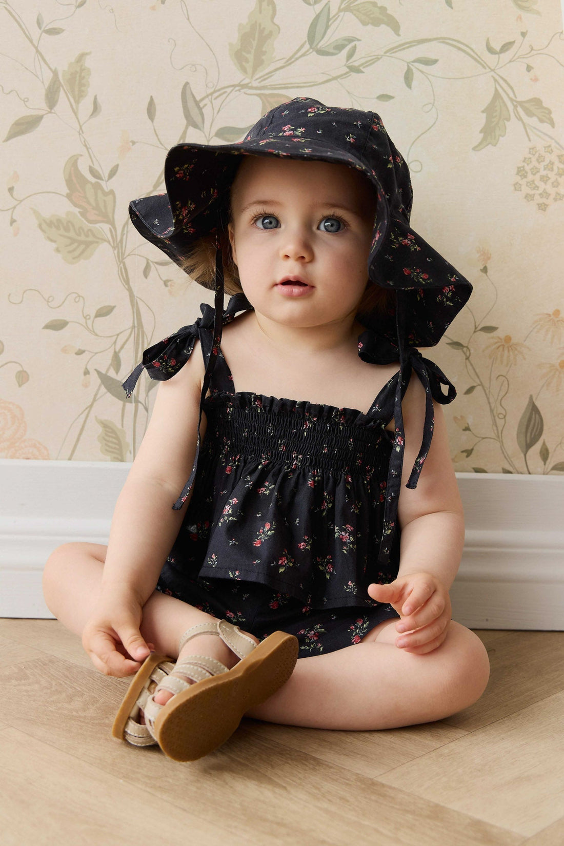 Organic Cotton Odette Top - Bianca Noir Childrens Top from Jamie Kay USA