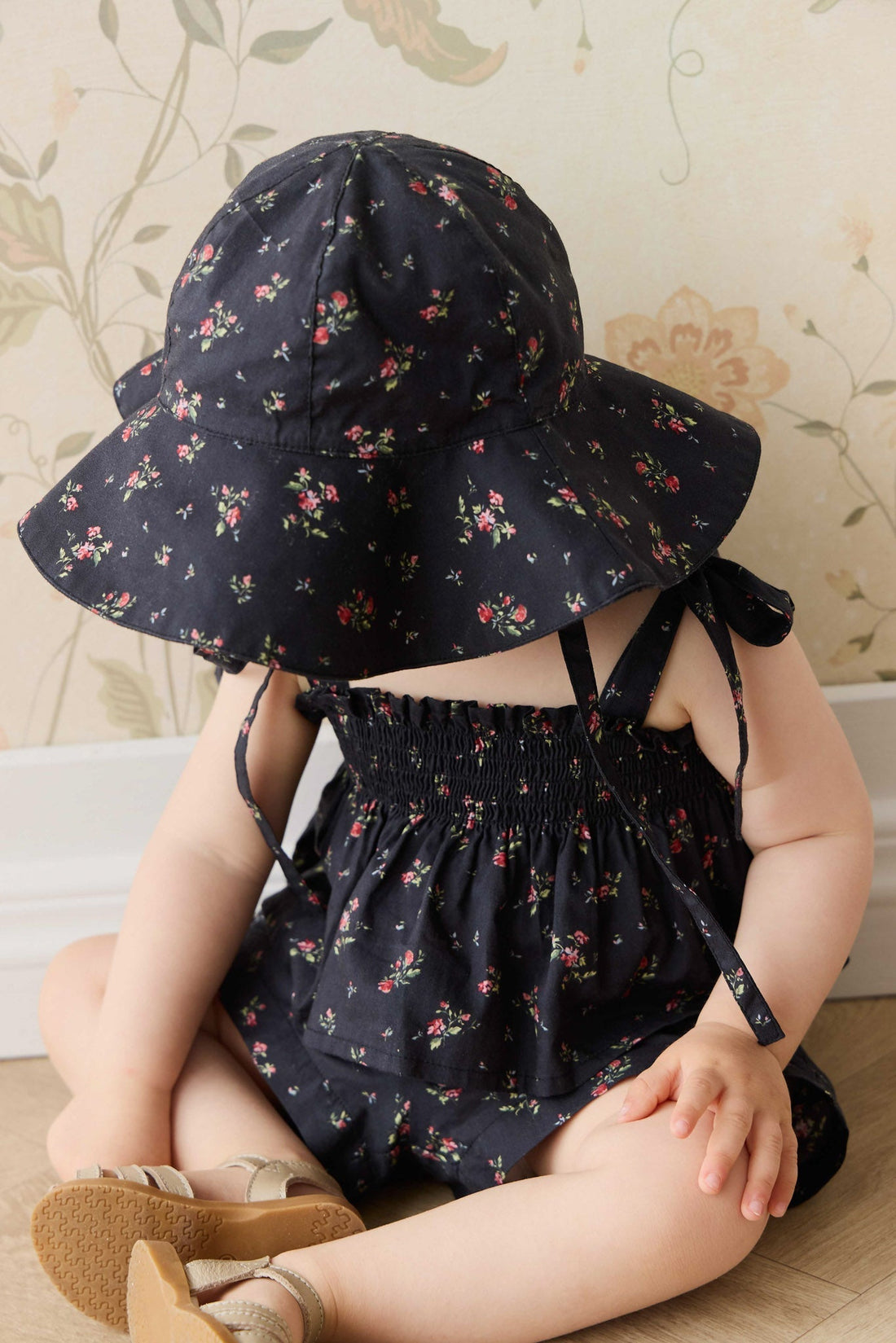 Organic Cotton Noelle Hat - Bianca Noir Childrens Hat from Jamie Kay USA