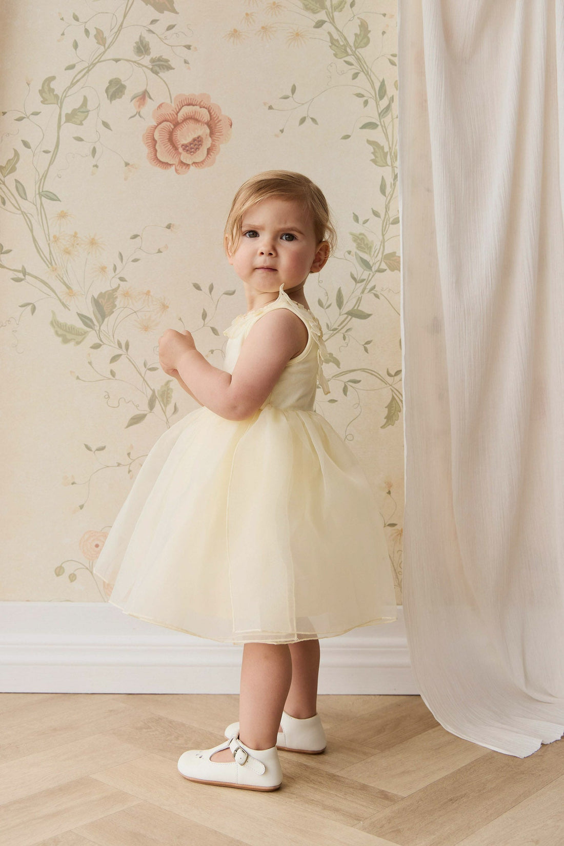 Adalyn Dress - Lemon Childrens Dress from Jamie Kay USA