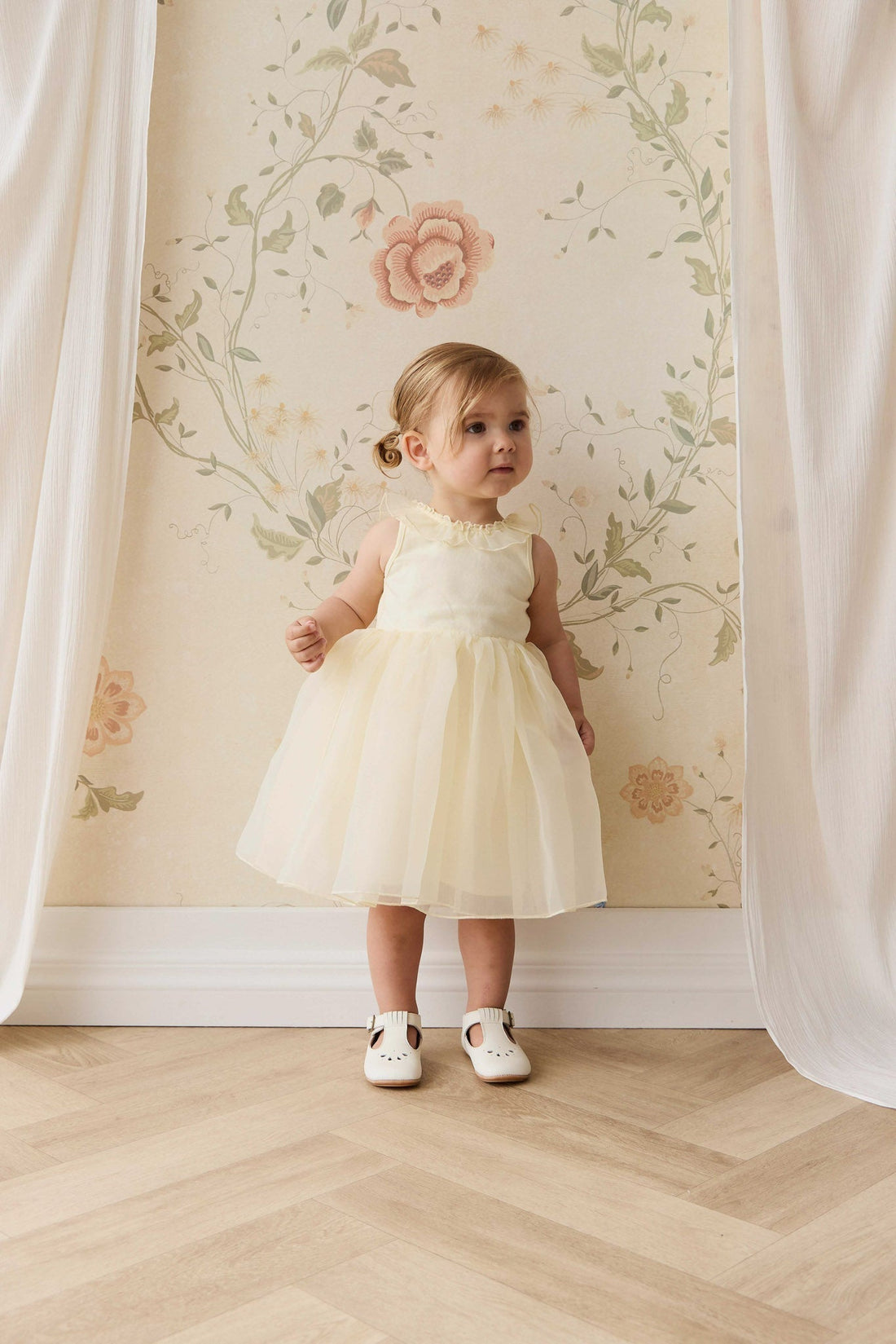 Adalyn Dress - Lemon Childrens Dress from Jamie Kay USA