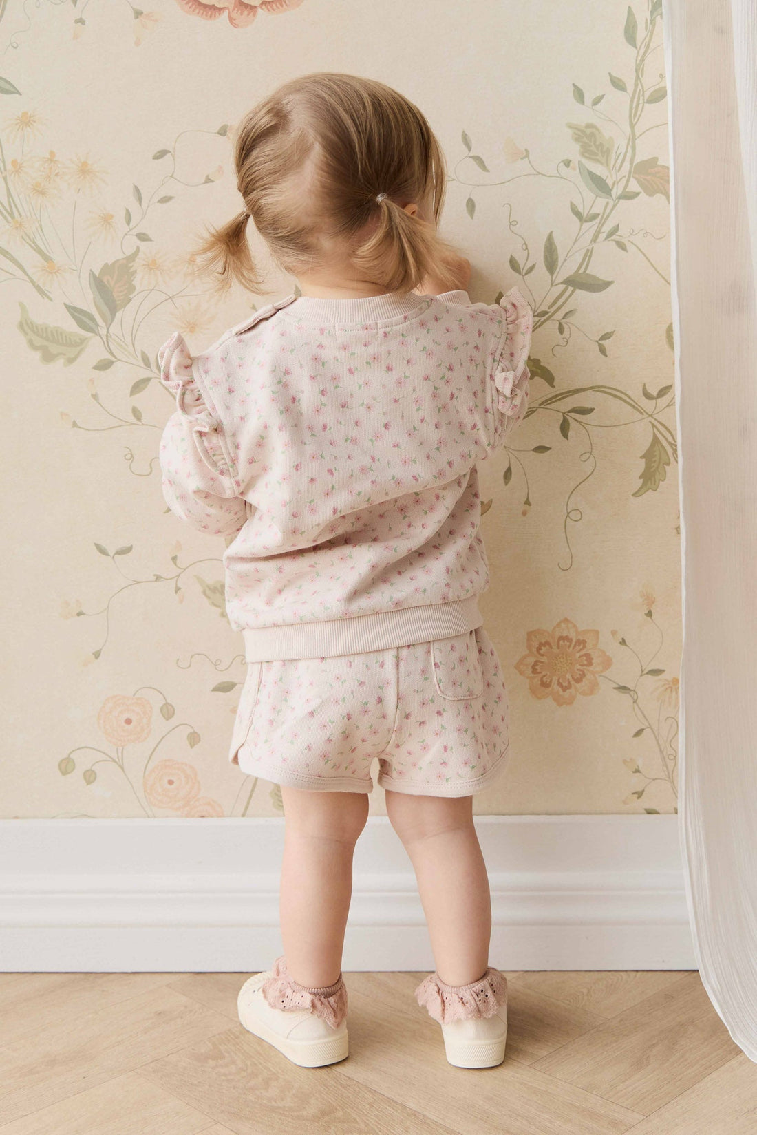 Organic Cotton Monroe Short - Victoria Blush Childrens Short from Jamie Kay USA