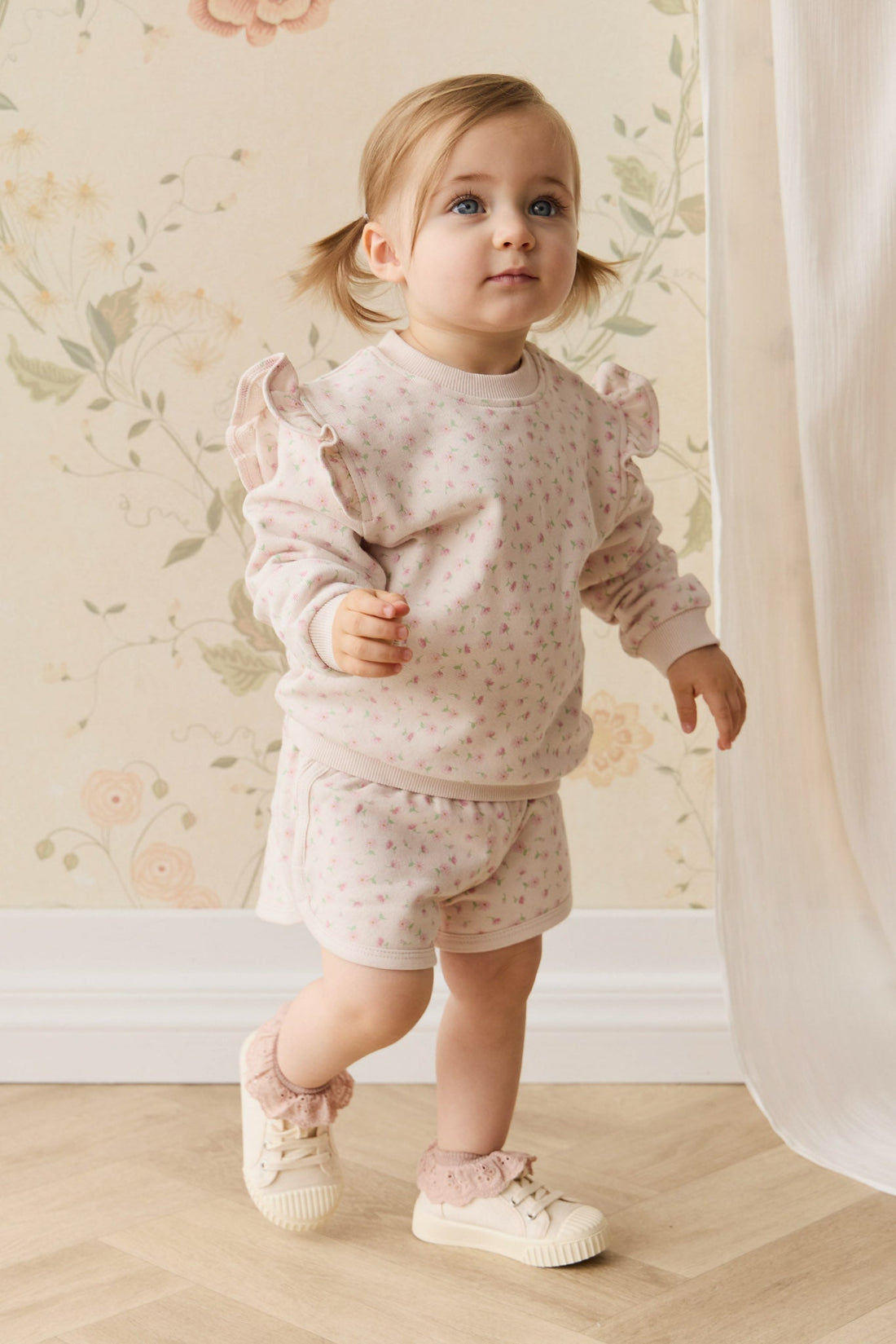 Organic Cotton Monroe Short - Victoria Blush Childrens Short from Jamie Kay USA