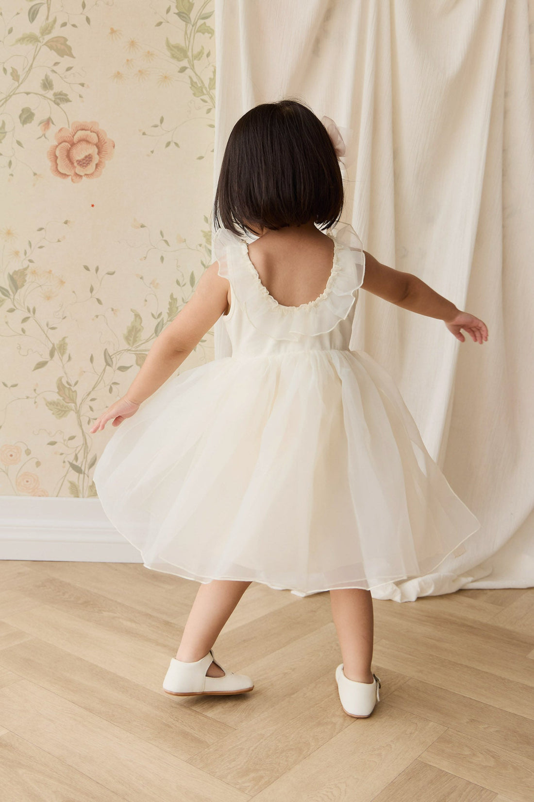 Adalyn Dress - Parchment Childrens Dress from Jamie Kay USA