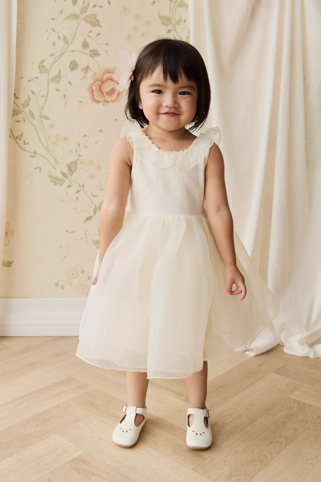 Adalyn Dress - Parchment Childrens Dress from Jamie Kay USA
