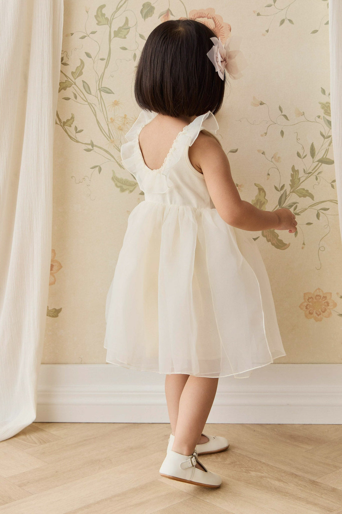 Adalyn Dress - Parchment Childrens Dress from Jamie Kay USA