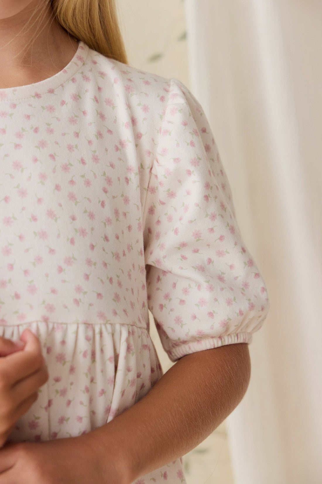 Organic Cotton Rosie Dress - Victoria Blush Jamie Kay USA Organic Cotton Rosie Dress - Victoria Blush Jamie Kay USA