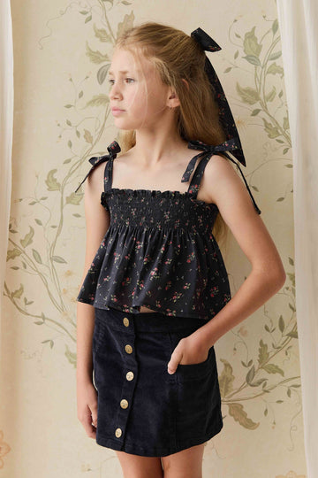 Lara Skirt - Ebony Childrens Skirt from Jamie Kay USA