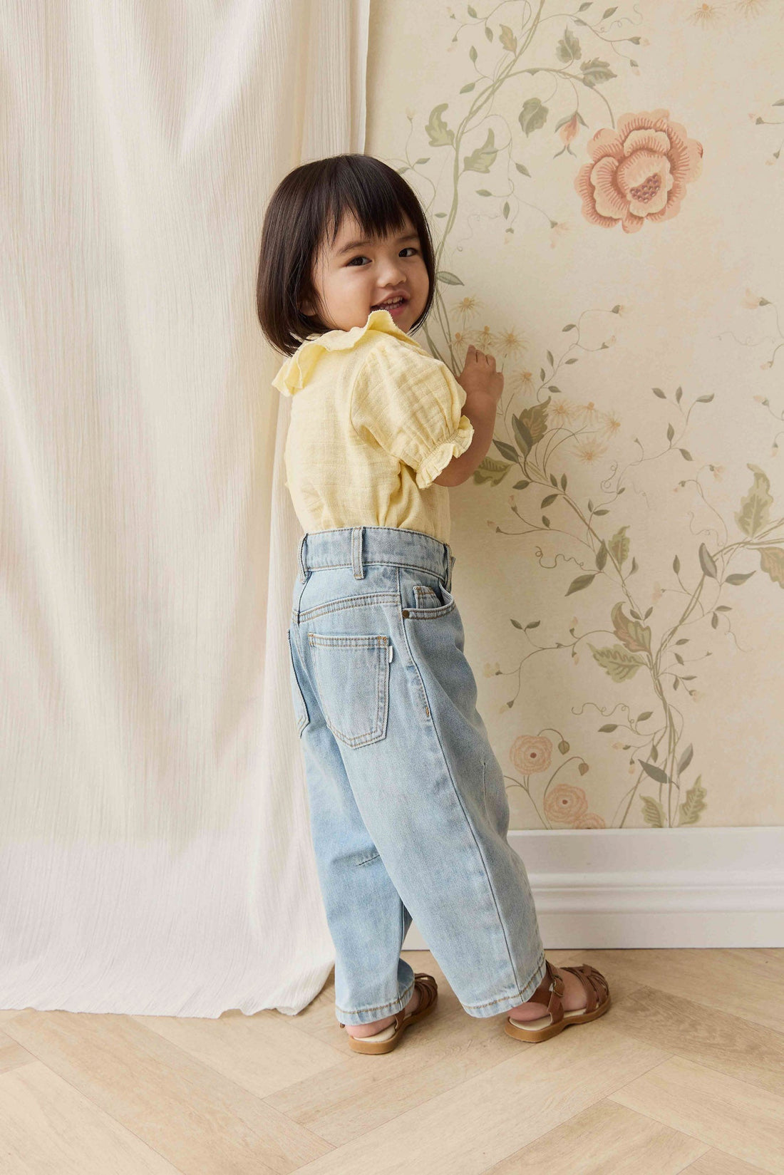 Sierra Pant - Antique Blue Childrens Pant from Jamie Kay USA