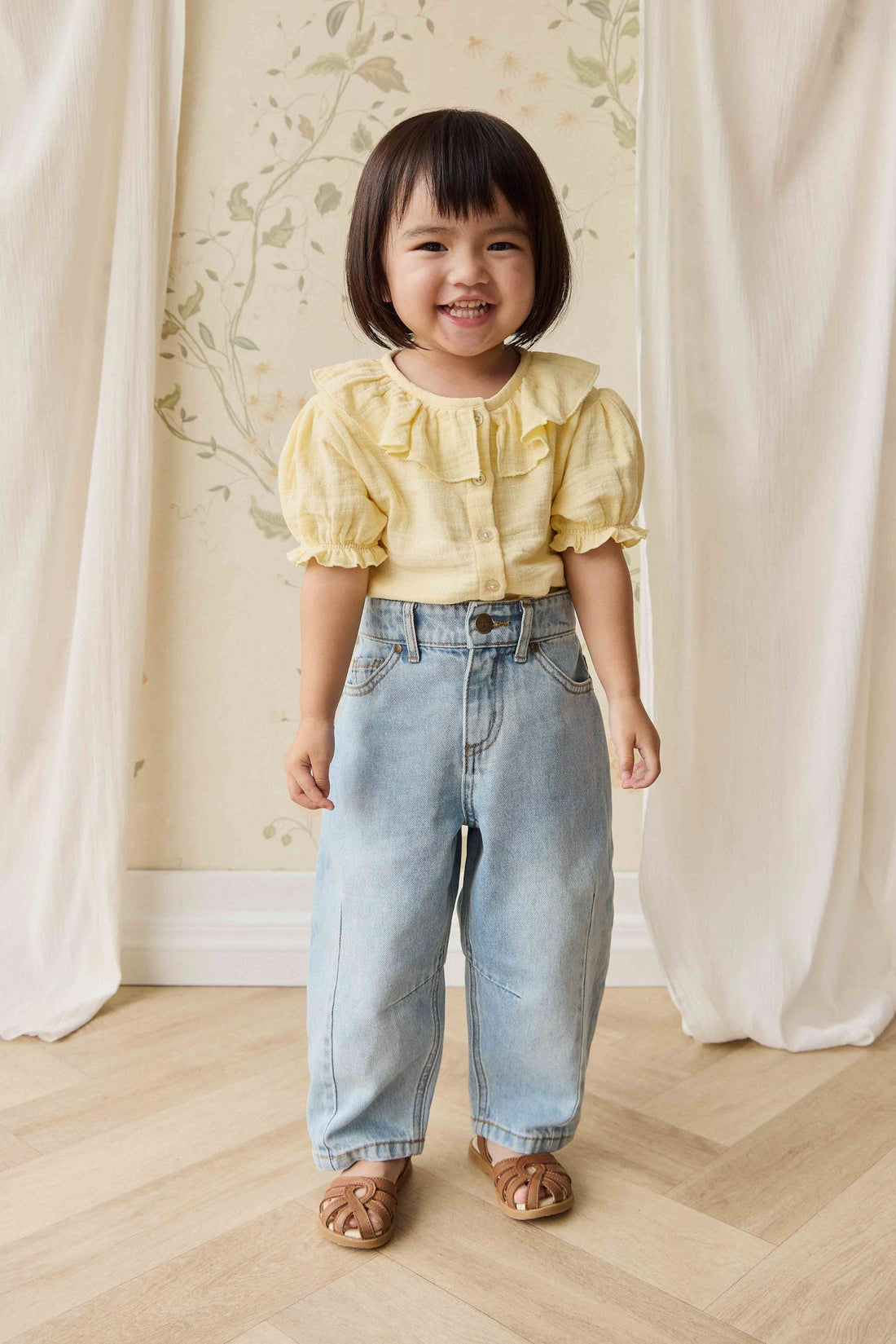 Sierra Pant - Antique Blue Childrens Pant from Jamie Kay USA