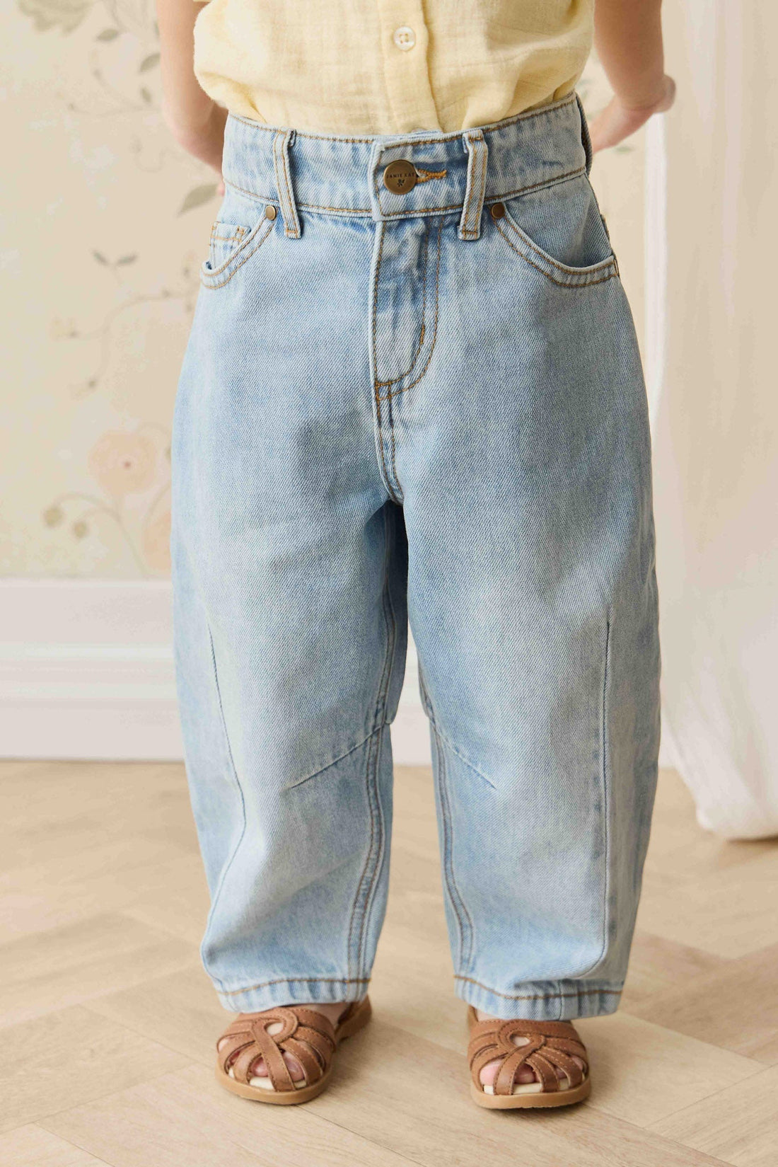 Sierra Pant - Antique Blue Childrens Pant from Jamie Kay USA