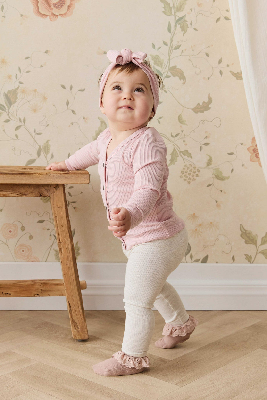 Organic Cotton Modal Cardigan - Trinket Childrens Cardigan from Jamie Kay USA