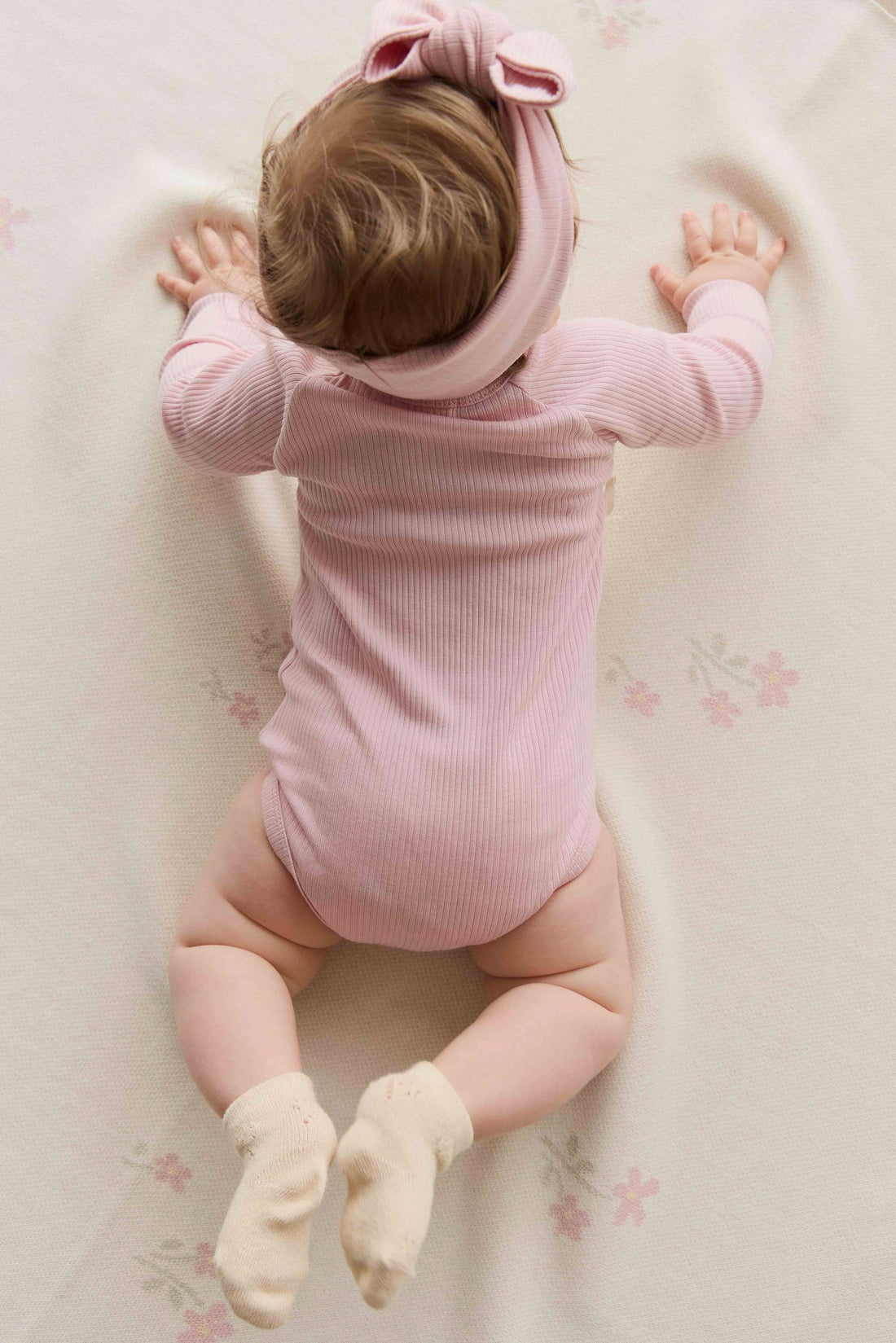 Organic Cotton Modal Marina Long Sleeve Bodysuit - Trinket Childrens Bodysuit from Jamie Kay USA
