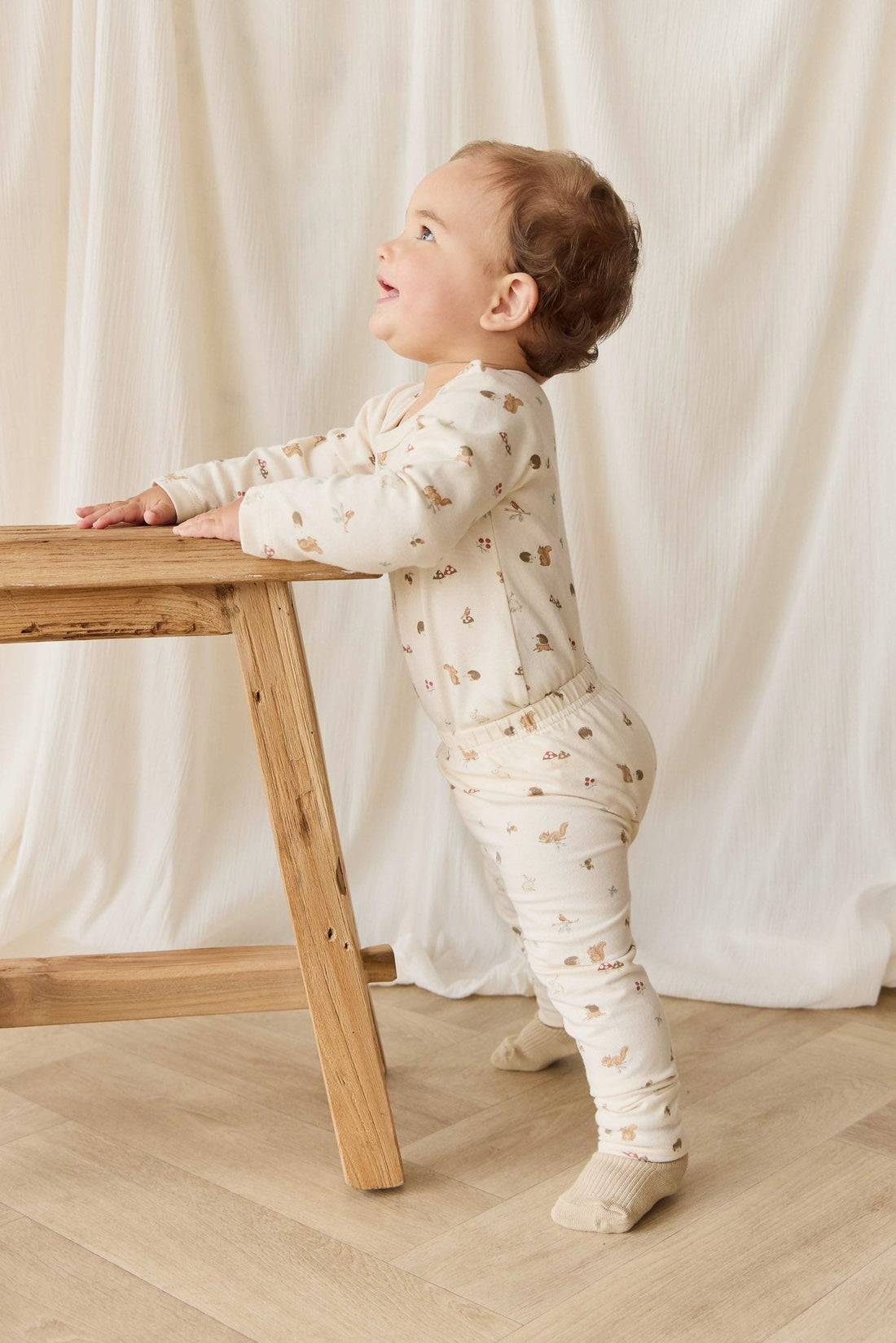 Organic Cotton Everyday Legging - Forest Gathering Childrens Legging from Jamie Kay USA