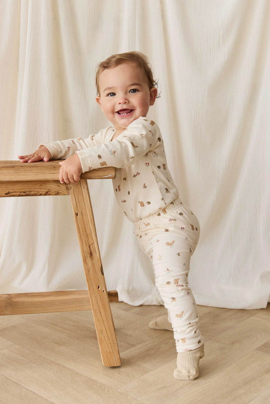 Organic Cotton Everyday Legging - Forest Gathering Childrens Legging from Jamie Kay USA