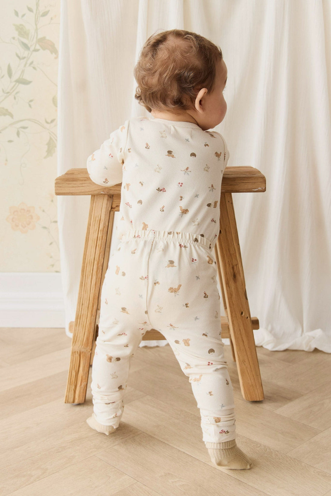 Organic Cotton Everyday Legging - Forest Gathering Childrens Legging from Jamie Kay USA