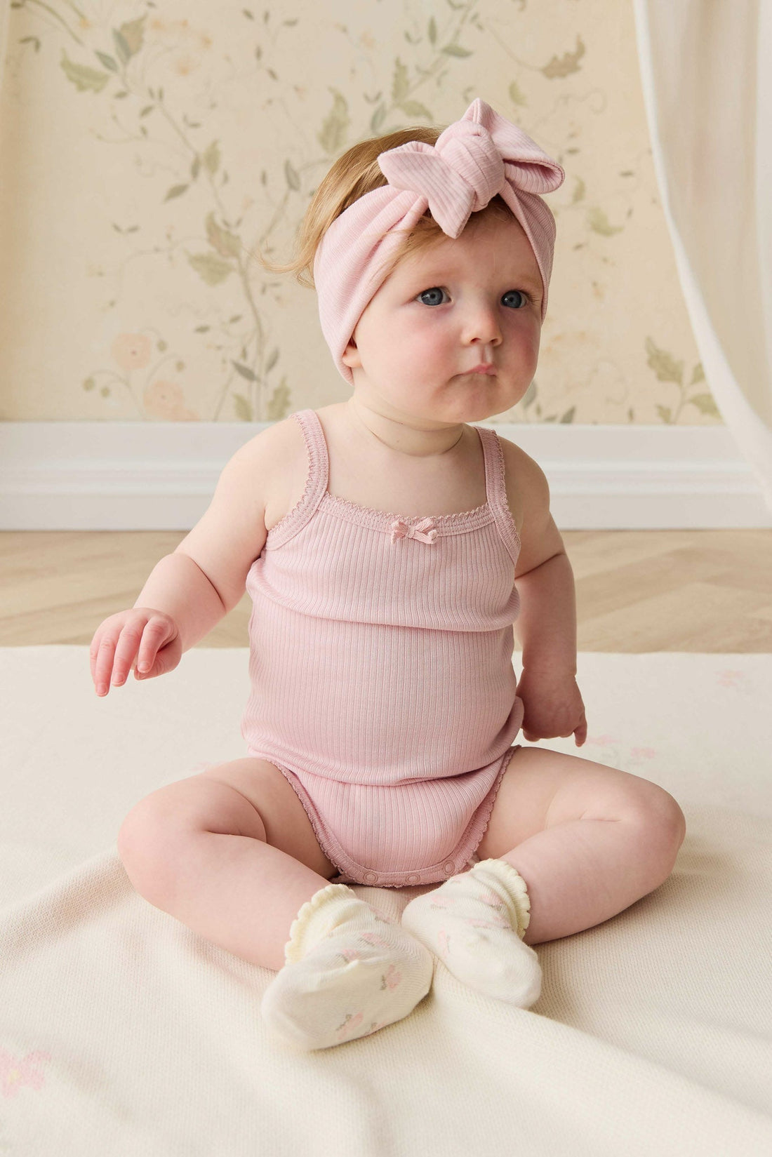 Organic Cotton Modal Singlet Bodysuit - Trinket Childrens Bodysuit from Jamie Kay USA
