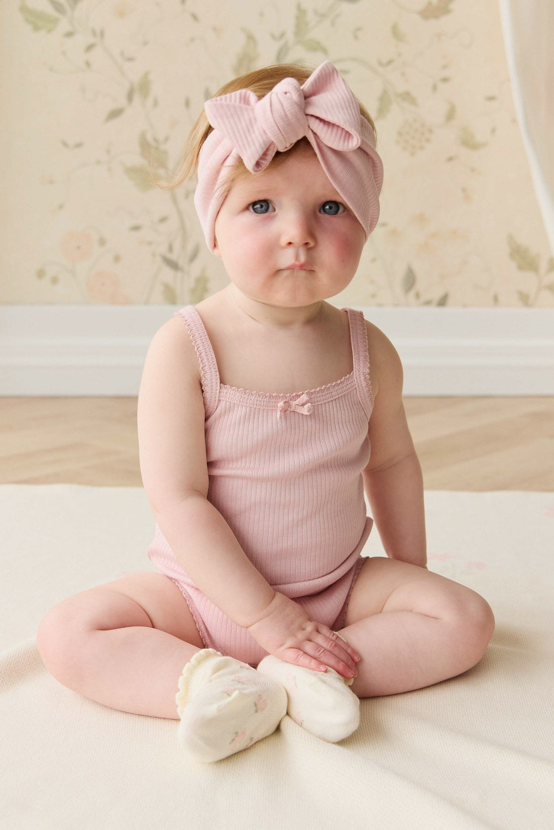 Organic Cotton Modal Singlet Bodysuit - Trinket Childrens Bodysuit from Jamie Kay USA