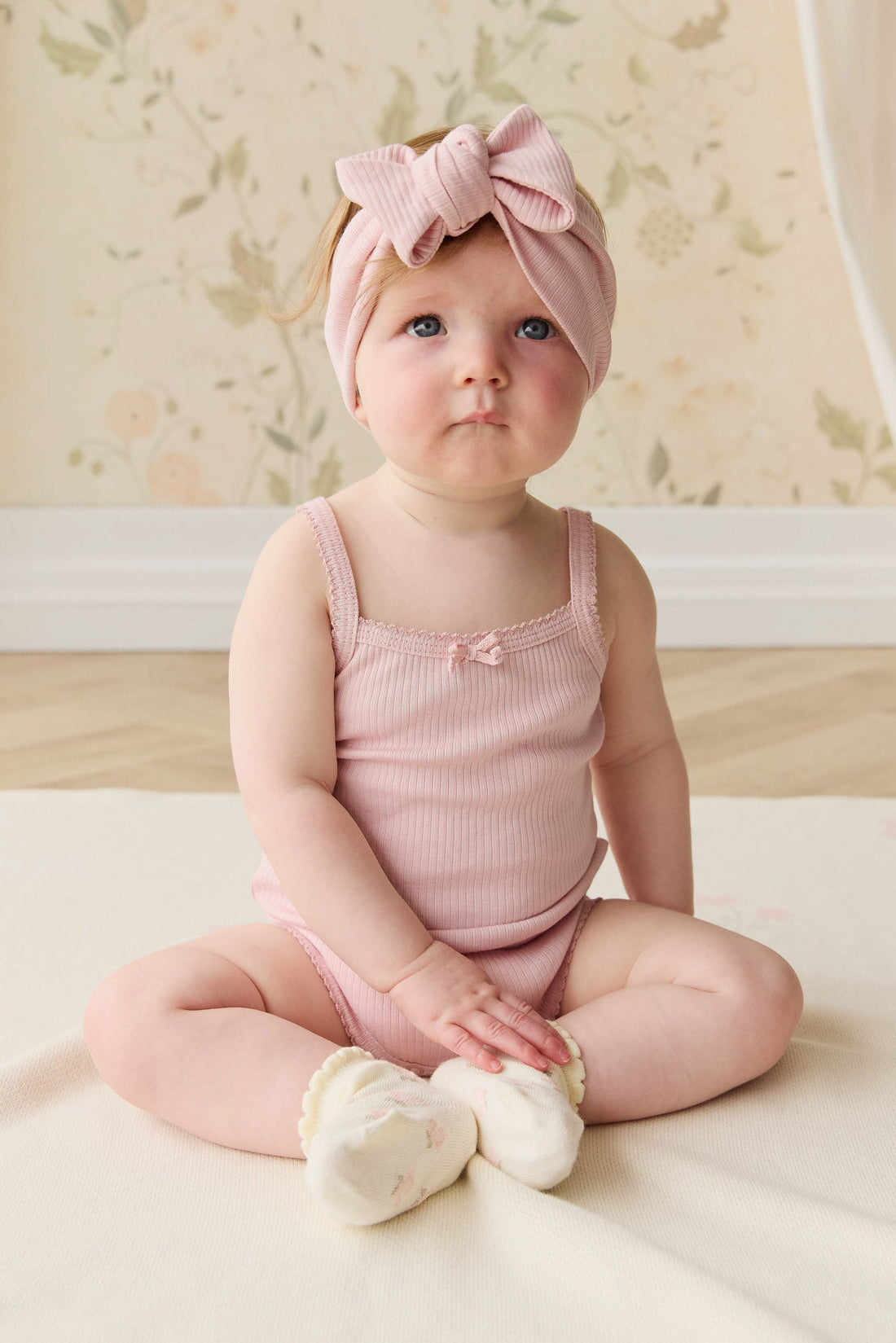 Organic Cotton Modal Singlet Bodysuit - Trinket Childrens Bodysuit from Jamie Kay USA