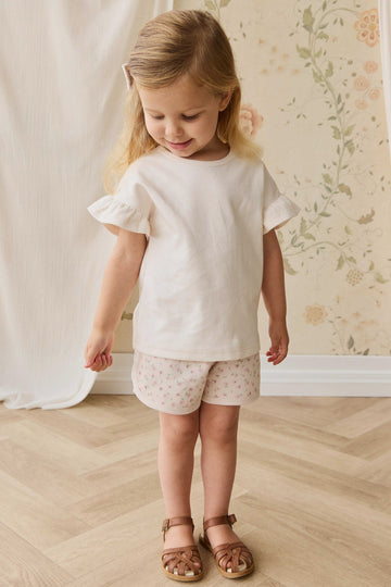 Pima Cotton Antoinette Top - Blushed Rose Childrens Top from Jamie Kay USA