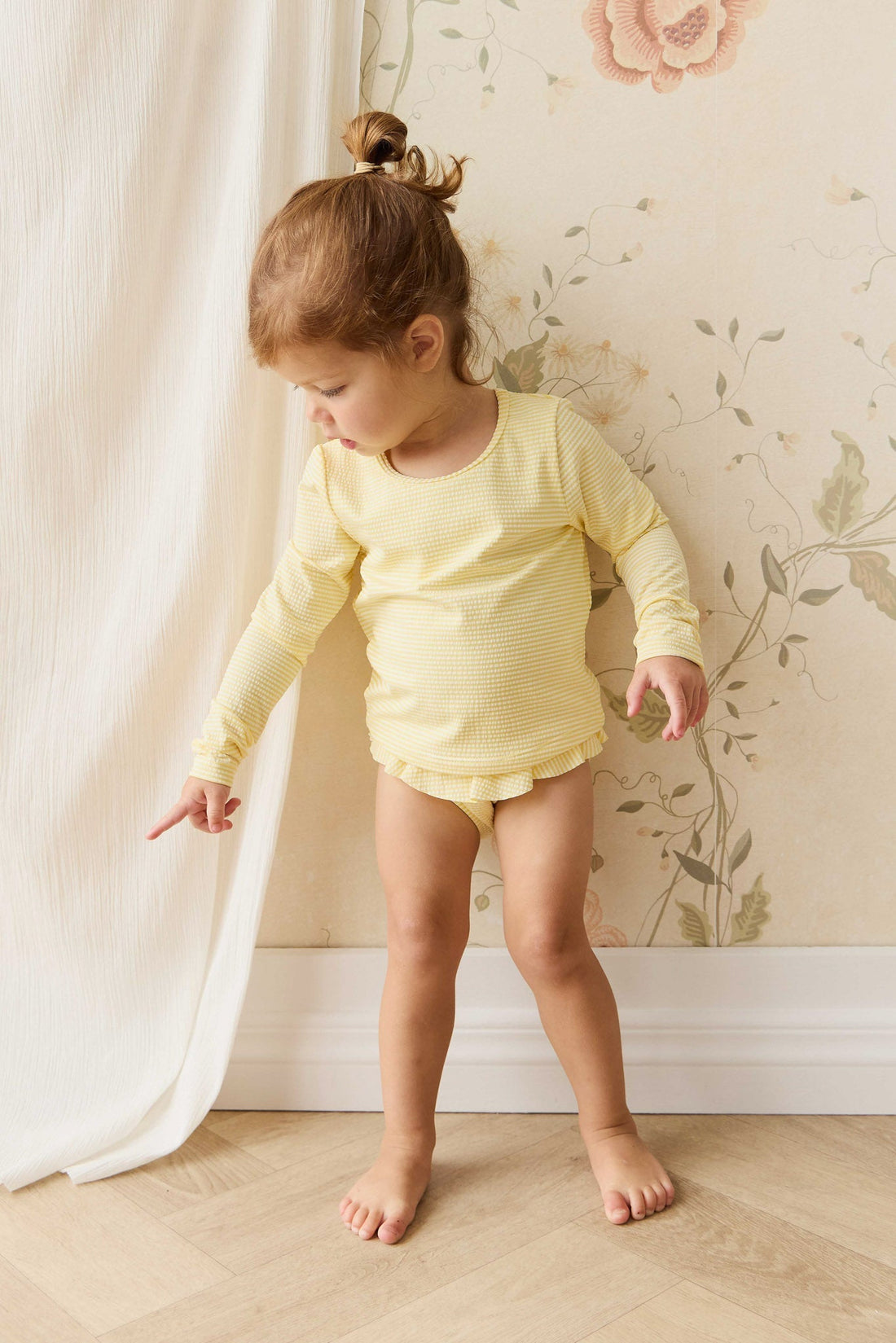 Brielle Swim Set - Camomile Stripe Childrens Swimwear from Jamie Kay USA